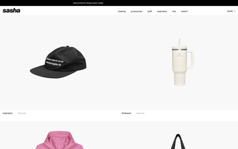 Fredrik Nathorst, Website for Sasha Production
