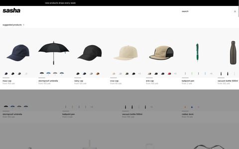 Fredrik Nathorst, Website for Sasha Production